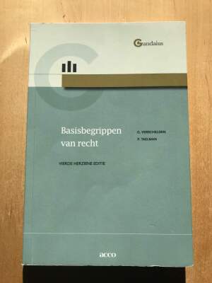 Basisbegrippen van recht