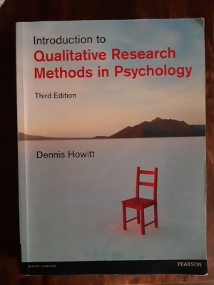 Qualitative research methods in psychology 3rd edition