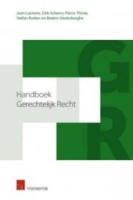 Handboek Gerechtelijk Recht Vierde editie 2016 studenteneditie