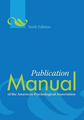 Publication Manual of the American Psychological Associaton
