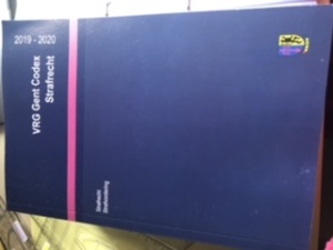 VRG Gent Codex Strafrecht 2019-2020