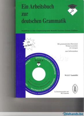 Ein Arbeitsbuch zur deutschen Grammatik