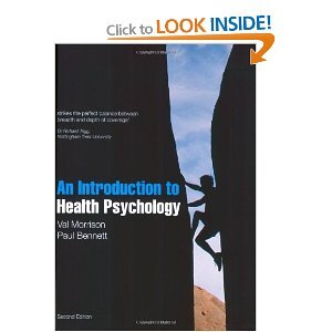 An introduction to health psychology, 2e editie