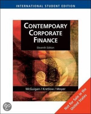 Contemporary Corporate Finance (Eleventh Edition)