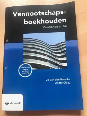 Vennootschapsboekhouden - 14de editie