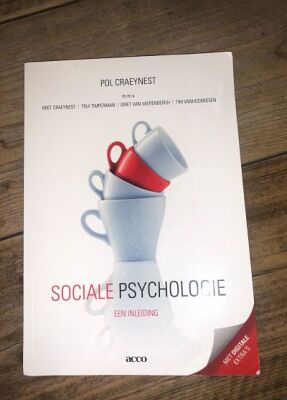 Sociale Psychologie: een inleiding
