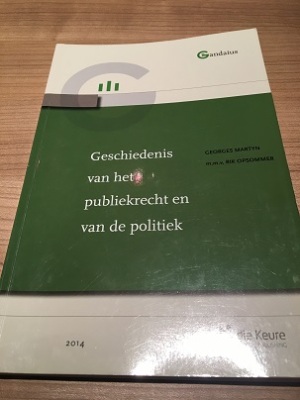 Geschiedenis van het publiekrecht en van de politiek