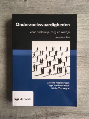 Onderzoeksvaardigheden voor onderwijs, zorg en welzijn