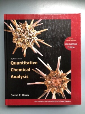 Quantitative chemical analysis, 8th edition