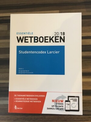 Studentencodex Essentiële wetboeken in 3 delen: 2018-2019