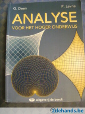 Analyse voor het hoger onderwijs