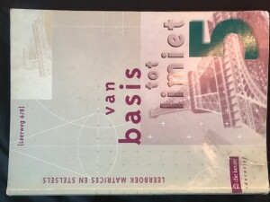 van basis tot limiet 5 leerboek matrices en stelsels