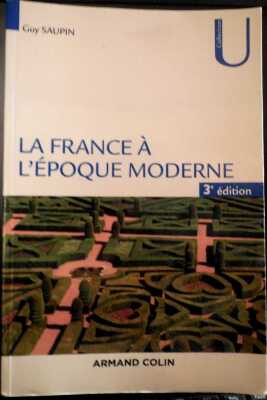 La France à l'époque moderne