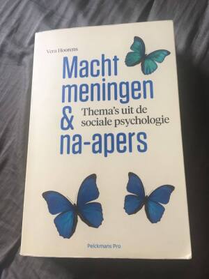 Macht, meningen & na-apers: Thema's uit de sociale psychologie