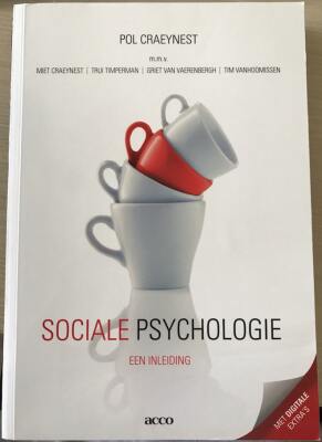 Sociale Psychologie: een inleiding