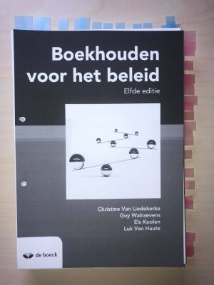 Boekhouden voor het beleid - Elfde editie
