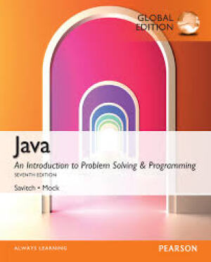 Java, an introduction to problem solving & programming