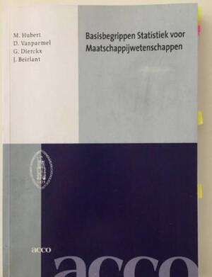 Basisbegrippen statistiek voor de maatschappijwetenschappen