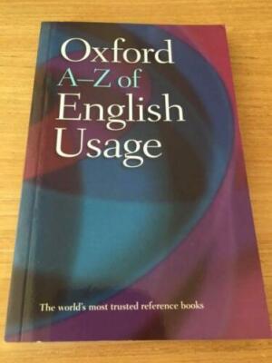 Oxford A-Z of English Usage