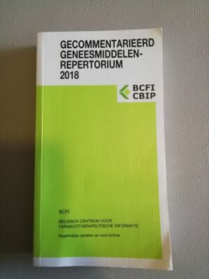 Gecommentarieerd geneesmiddelenrepertorium 2018