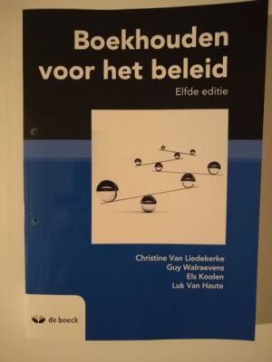 Boekhouden voor het beleid - Elfde editie