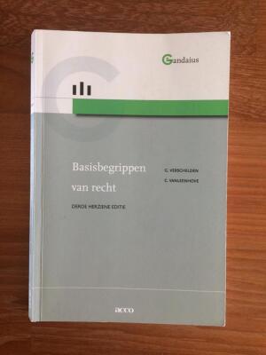 Basisbegrippen van recht