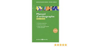 Manuel d'orthographe