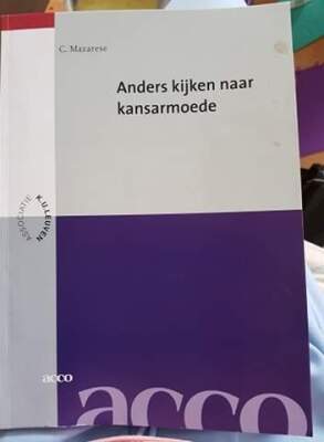 Anders kijken naar kansarmoede