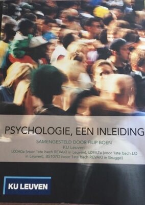 Psychologie, een inleiding