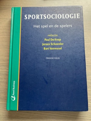 Sportsociologie: het spel en de spelers