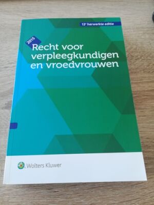 Recht voor verpleegkundigen en vroedvrouwen