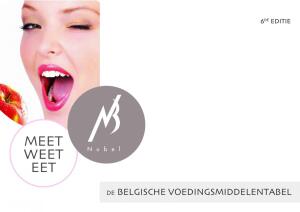 De Belgische voedingsmiddelentabel: 6e editie