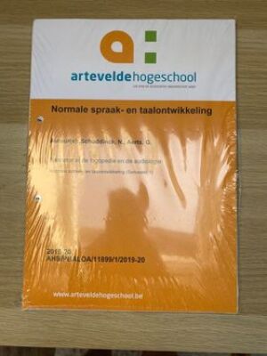 Normale spraak- en taalontwikkeling