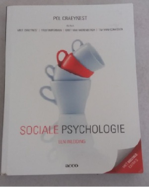 Sociale Psychologie: een inleiding