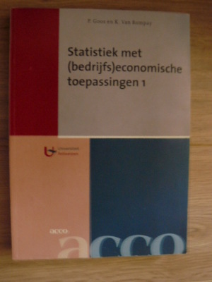 Statistiek met (bedrijfs)economische toepassingen 1