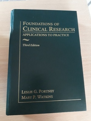 Foundations of clinical research - Applications to practice