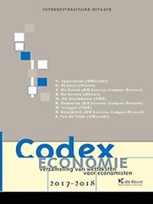Codex Economie verzameling van wetteksten voor economisten