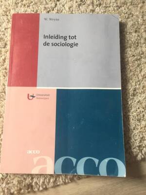 Inleiding tot de sociologie