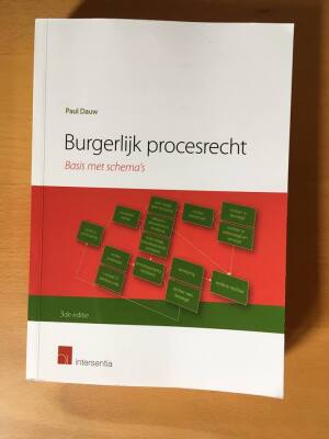 Burgerlijk procesrecht - Basis met schema's, 3e editie (prijs negotieerbaar)