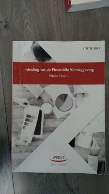 inleiding tot de financiële verslaggeving