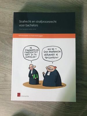 Strafrecht en strafprocesrecht voor bachelors