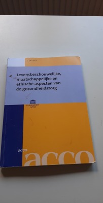 Levensbeschouwelijke, maatschappelijke en ethische aspecten van de gezondheidszorg