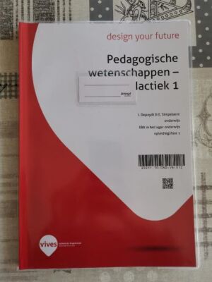 Pedagogische wetenschappen - didactiek 1