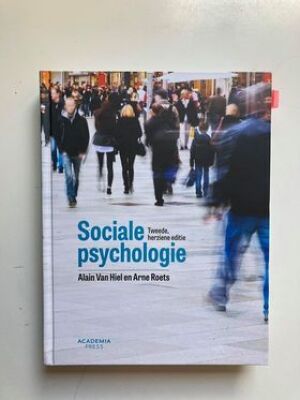 Sociale Psychologie tweede herziene editie