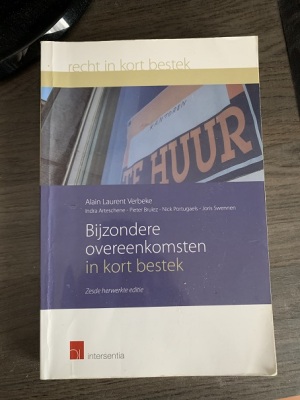 Bijzondere overeenkomsten in kort bestek