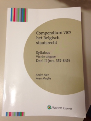 Compendium Belgisch Staatsrecht 2012 - Deel 1