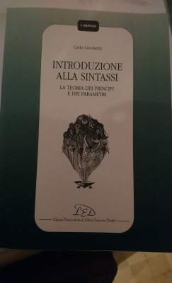 Introduzione alla sintassi: la teoria dei principi e dei parametri