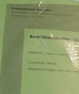 Bedrijfseconomie - Cursus