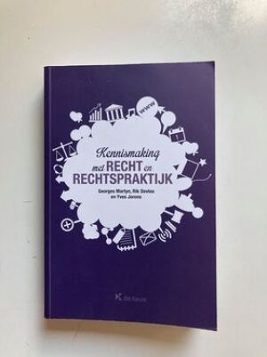 Kennismaking met recht en rechtspraktijk
