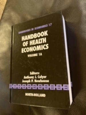Handbook of Health Economics Volume 1A
